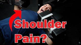 Pinching Shoulder pain with Bench Press? Try This