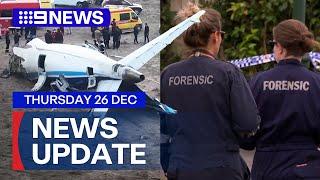 Christmas Day plane crash kills 38; Man charged over wife's murder | 9 News Australia