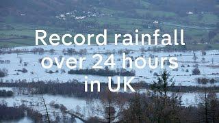 Cumbria floods: UK sees record rainfall in 24 hours after Storm Desmond