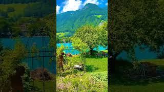 Красочное утро в швейцарском Лунгерне