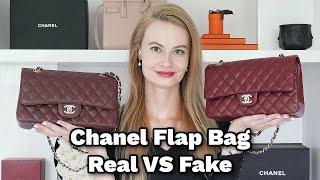 Chanel Medium Flap Real VS Fake  || Learn How To Spot The Differences