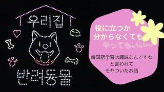 韓国語学習は趣味なんですねと言われて、モヤついたお話/何の役に立つか分からなくても、やりたいことはやっても良い！