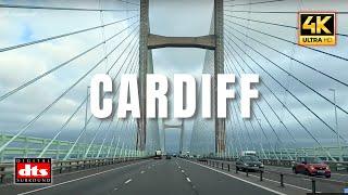 Cardiff Drive | Exploring the Welsh Capital by Car | 4k | South Wales | UK |