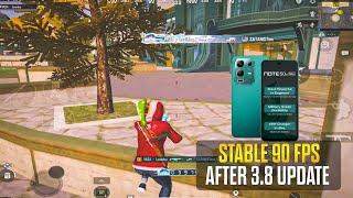 Infinix Note 50x Pubg Test After 3.8 Update | Stable 90 Fps ️