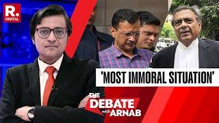 Most Immoral Situation, Kejriwal Must Get His Act Together: Mahesh Jethmalani | Debate With Arnab