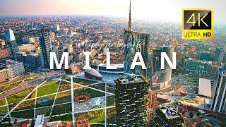 Milan City, Italy  in 4K ULTRA HD 60 FPS Video by Drone