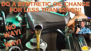 $20 SYNTHETIC OIL CHANGE!!!