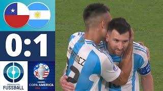 Lautaro Martínez erlöst Argentinien - Joker trifft wieder spät | Chile - Argentinien