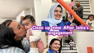 Clean up time After laiba's engagement