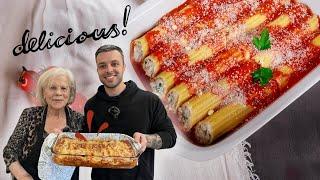 Melt-In-Your-Mouth Ricotta Stuffed Crepes By Italian Grandma | Quick Manicotti Recipe