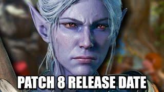 Baldur's Gate 3 Patch 8 Release Date