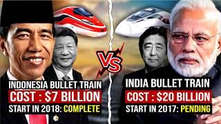 Did Japan Betray India : Modi Bullet Train Project Failed ? India vs Indonesia | Indian Railways