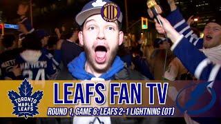 TORONTO IS ELECTRIC! LEAFS IN 6 BABY!!!! | INSTANT Fan Reaction | Leafs Fans React | TOR 2-1 TB (OT)