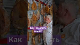 Засолка хамона наглядно #хамон #производство #мясо #рецепты #рецепт #еда #food #meat