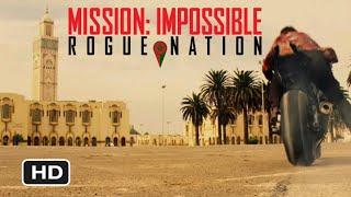 Mission Impossible Rogue nation bike chase in Morocco