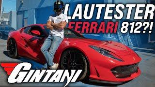 Lautester Ferrari 812 Superfast auf der Welt! | GINTANI Straight Pipe | INSTA360 ONE RS