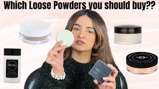 Which Loose Powders you should buy ?? For all skin tones || Both budget friendly and expensive ||