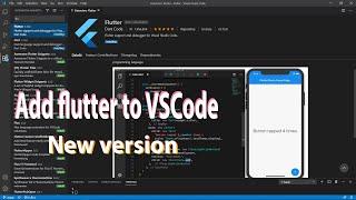 How to install flutter in VSCode | New Flutter