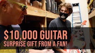 MUST WATCH! $10,000 guitar gifted to Michael Lemmo from a fan at Norman's Rare Guitars