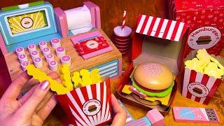 ASMR Wooden Fast Food Restaurant Roleplay (Whispered)