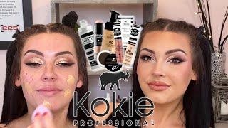 Full Face of Kokie Cosmetics