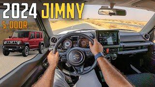 NEW 2024 Suzuki Jimny 5-Door 1.5L  | Full POV Test Drive  | Dubai Desert