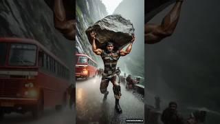 Army hero saved everyone's life in the bus  #ai #army