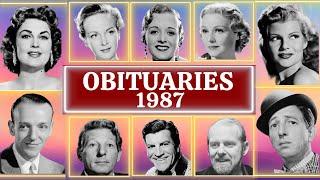 Famous Faces Who Passed Away in 1987 Part 01 OBITUARIES TV