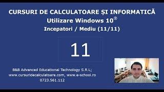 Curs de Windows 10 / Utilizare PC pentru incepatori - 11 / 11 – Paint, Task Bar, Settings