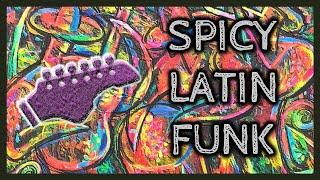 Spicy Latin Funk Groove Guitar Backing Track in F Minor