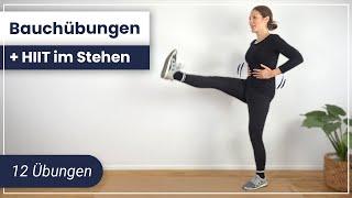 HIIT Bauch Workout im Stehen - 12 schnelle Übungen für starke Bauchmuskeln und mehr Ausdauer