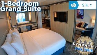 Grand Suite 1-Bedroom Full Tour | Symphony of the Seas | Royal Caribbean