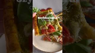 Szybka tarta a’la caprese 