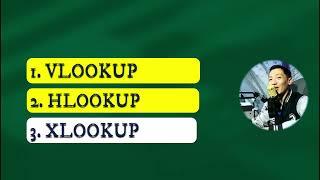 Rumus VLOOKUP, HLOOKUP dan XLOOKUP di Excel