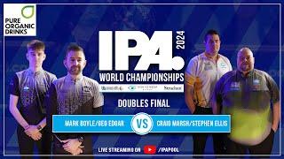 IPA Worlds Doubles Final 2024 - Mark Boyle & Geo Edgar vs Craig Marsh & Stephen Ellis