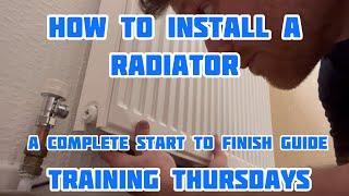 How to install a new radiator - Training Thursdays