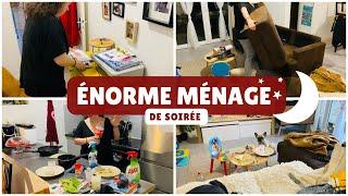 ÉNORME MÉNAGE DE SOIRÉE / RANGEMENT, ORGANISATION, NETTOYAGE 