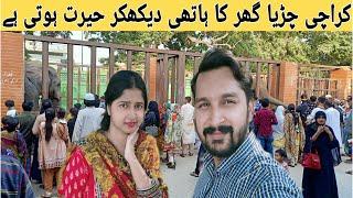 Karachi Zoo Park Vlog | Pakistani Family Vlogs | Anam with Farhan