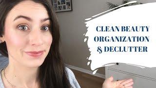 CLEAN BEAUTY ORGANIZATION | DAILY MAKEUP DRAWER DECLUTTER & ORGANIZATION