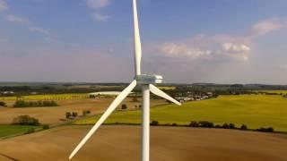 Aerial Drone fly over landscapes in Mecklenburg vorpommern germany  - Best Air Pictures HD