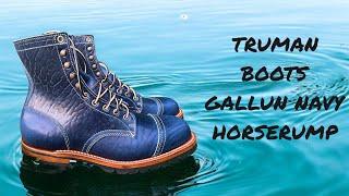 Truman UPLAND Boots in GALLUN’S NAVY HORSERUMP