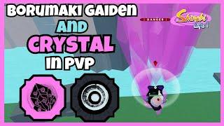 BORUMAKI GAIDEN and CRYSTAL = BURST DMG in Shinobi Life 2 Competitive Gameplay | Shindo Life