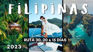 Ruta Filipinas 30, 20 y 15 días  Mejores islas y transporte