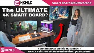 HKMLC 55inches Smart Board Review | Interactive Whiteboard 4K Screen