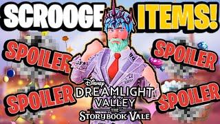 EVERY New Scrooge Item! (All SECRET & RARE ITEMS) Storybook Vale | Dreamlight Valley