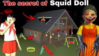 There's  HORROR a squid Doll secret in this house SAKURA SCHOOL SIMULATOR MOVE HORROR sakura scary