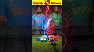 Jasprit Bumrah VS Kagiso Rabada  Comparison short video #viral #cricket #video #comparion #short