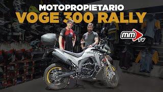 Motopropietario Voge 300 Rally junto a Sancho - MotomundiTV