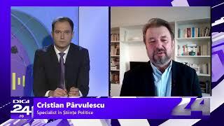 Cristian Pârvulescu, specialist în Științe Politice, LIVE la Interviurile Digi24.ro