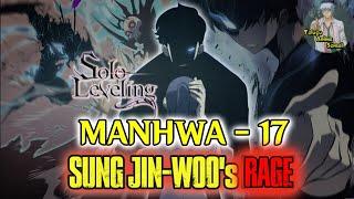 SOLO LEVELING Manhwa EPISODE 17 chapters - 116-121 | SUNG JIN-WOO's RAGE |Telugu Anime Sensei